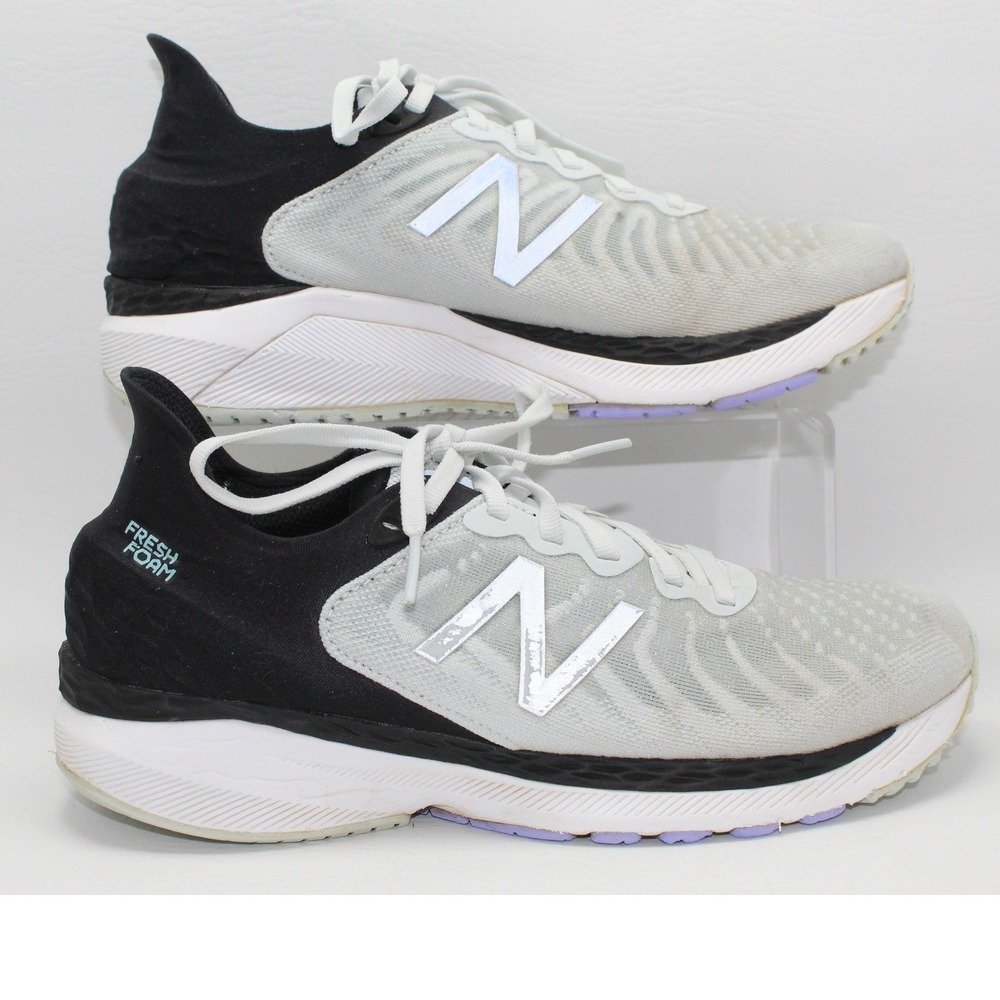 New Balance Fresh Foam 860 v11 Womens Running Shoes Grey Black Silver W860B11 8 - Picture 6 of 9
